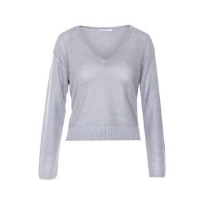 Patrizia Pepe Women V-Neck And Sequin Jersey